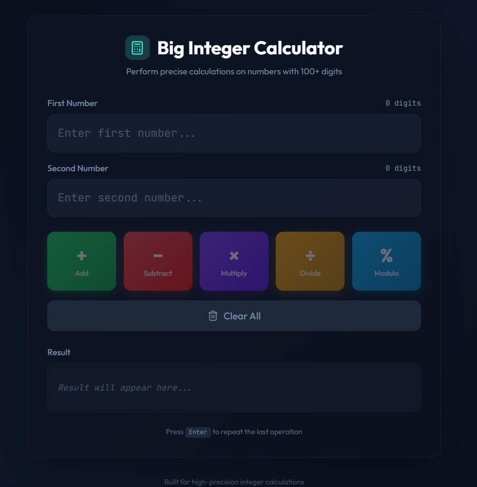 Big Integer