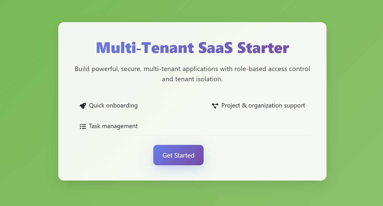 Multi Tenant Saas